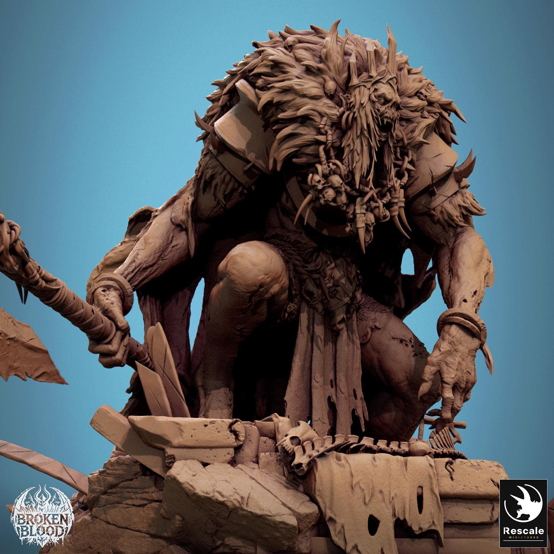 Undead King by Rescale Miniatures | Please Read Description | Print on Demand