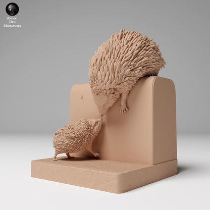 European Hedgehog 1:4 scale by Animal Den | Please Read Description | Print on Demand