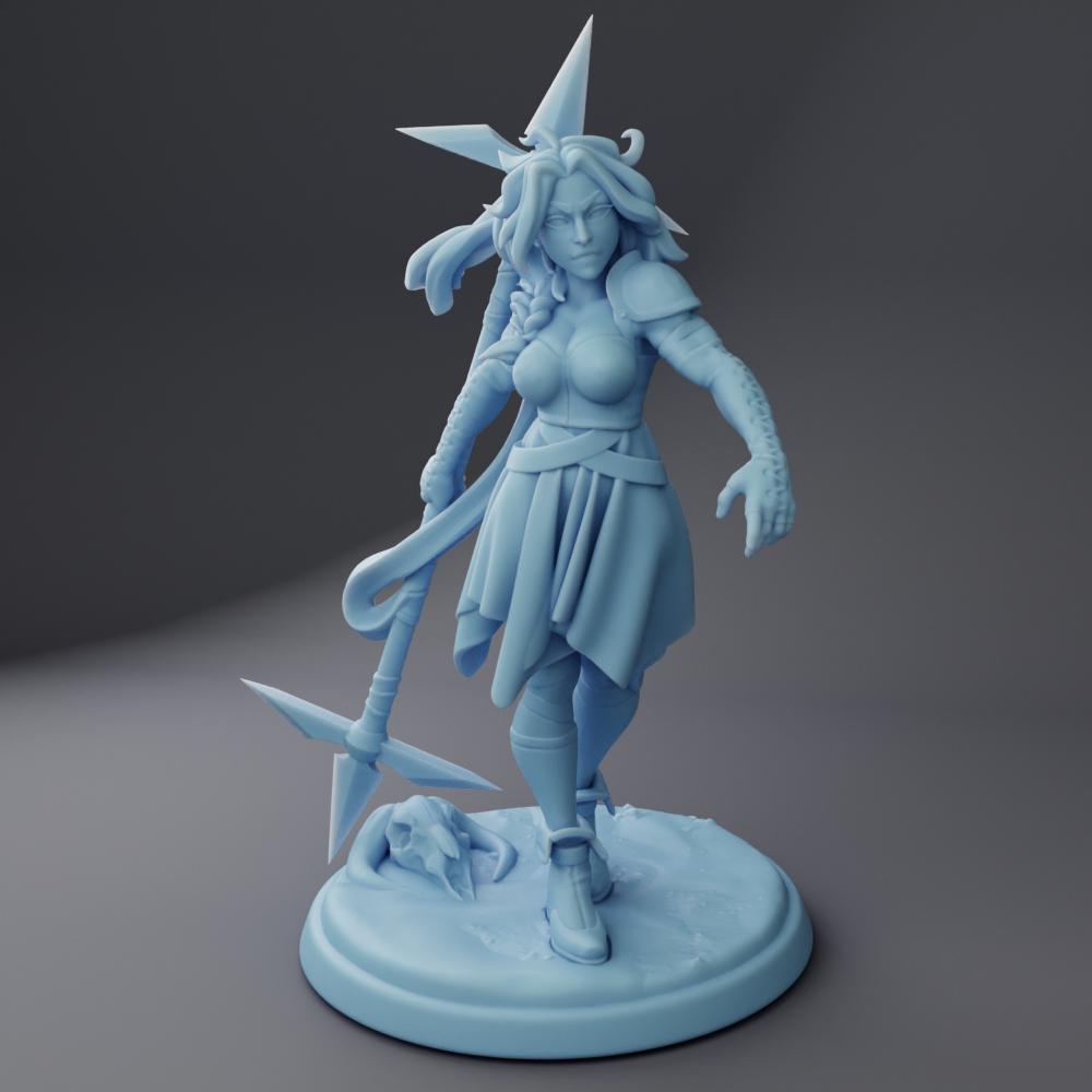 Cynes, Goliath Halberd Warrior by Twin Goddess Minis | Please Read Description | Print on Demand