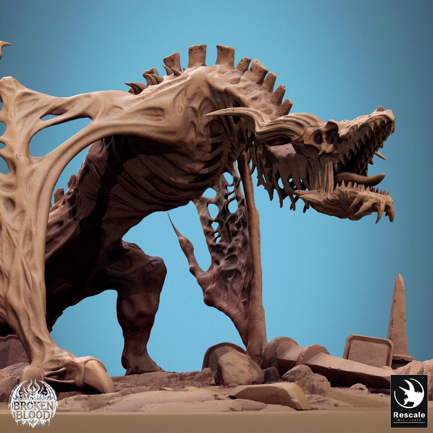 Bann Wyvern by Rescale Miniatures | Please Read Description | Print on Demand