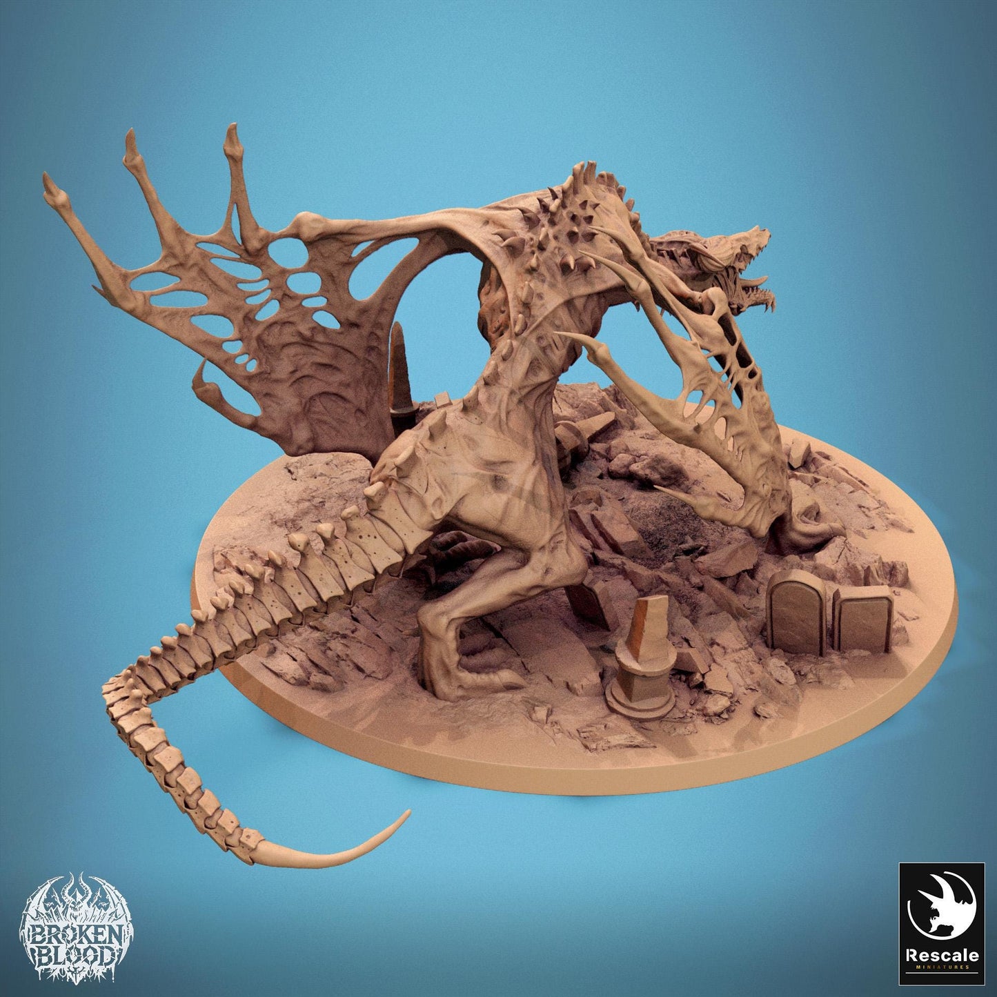 Bann Wyvern by Rescale Miniatures | Please Read Description | Print on Demand