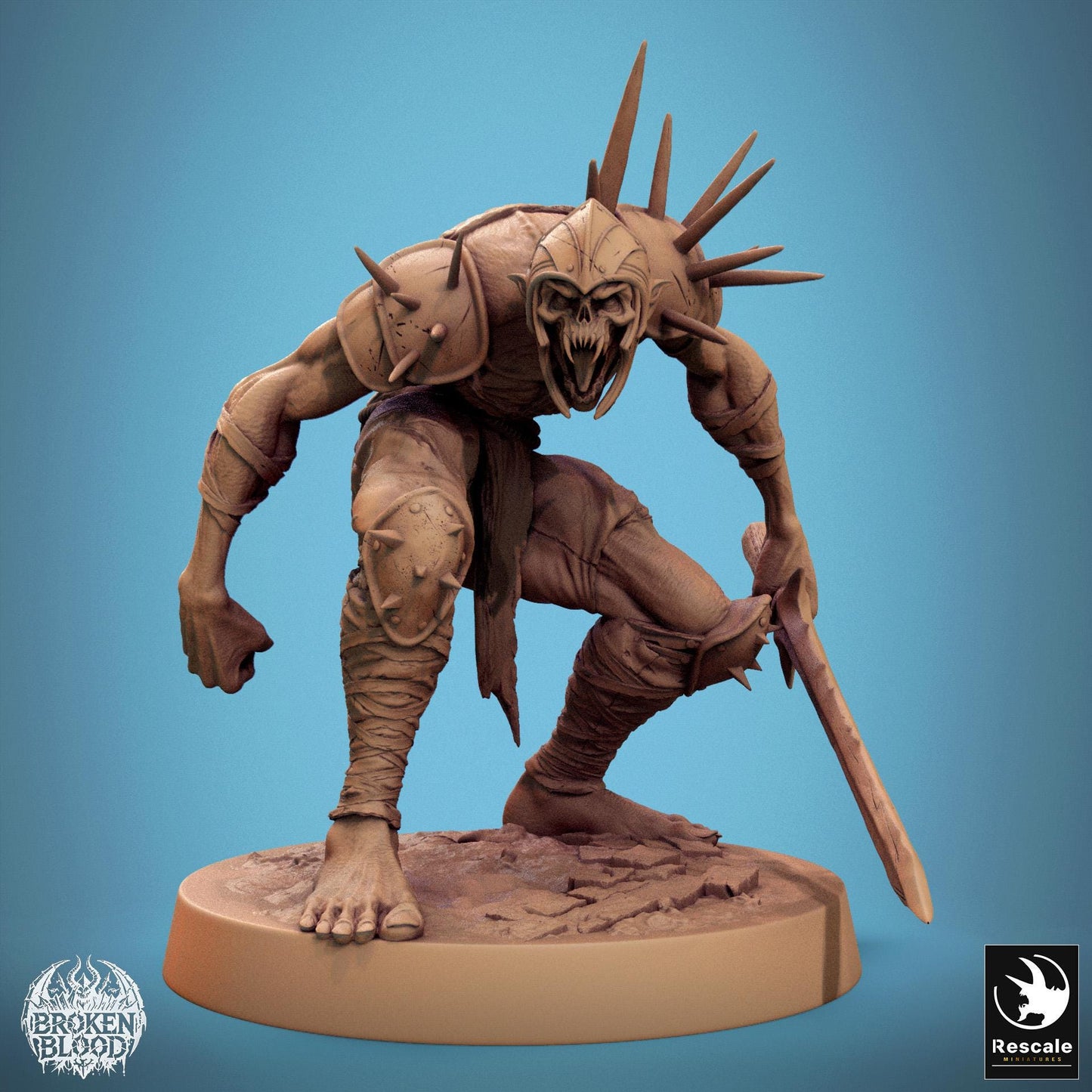 Ghoul Ravager 1 by Rescale Miniatures | Please Read Description | Print on Demand