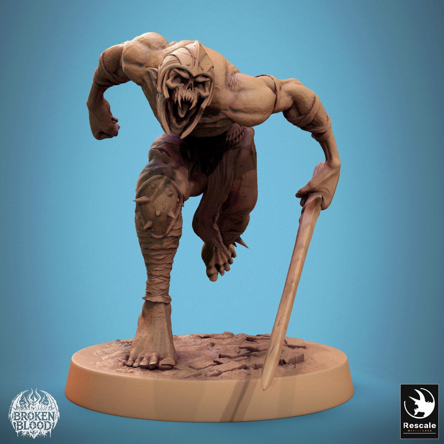 Ghoul Ravager 2 by Rescale Miniatures | Please Read Description | Print on Demand