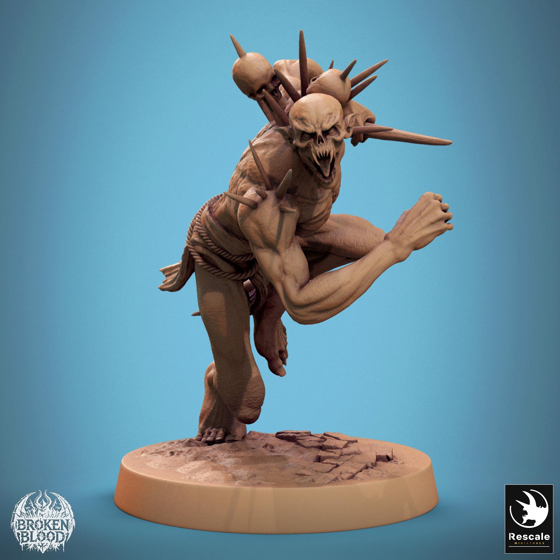 Ghoul Savage 1 by Rescale Miniatures | Please Read Description | Print on Demand