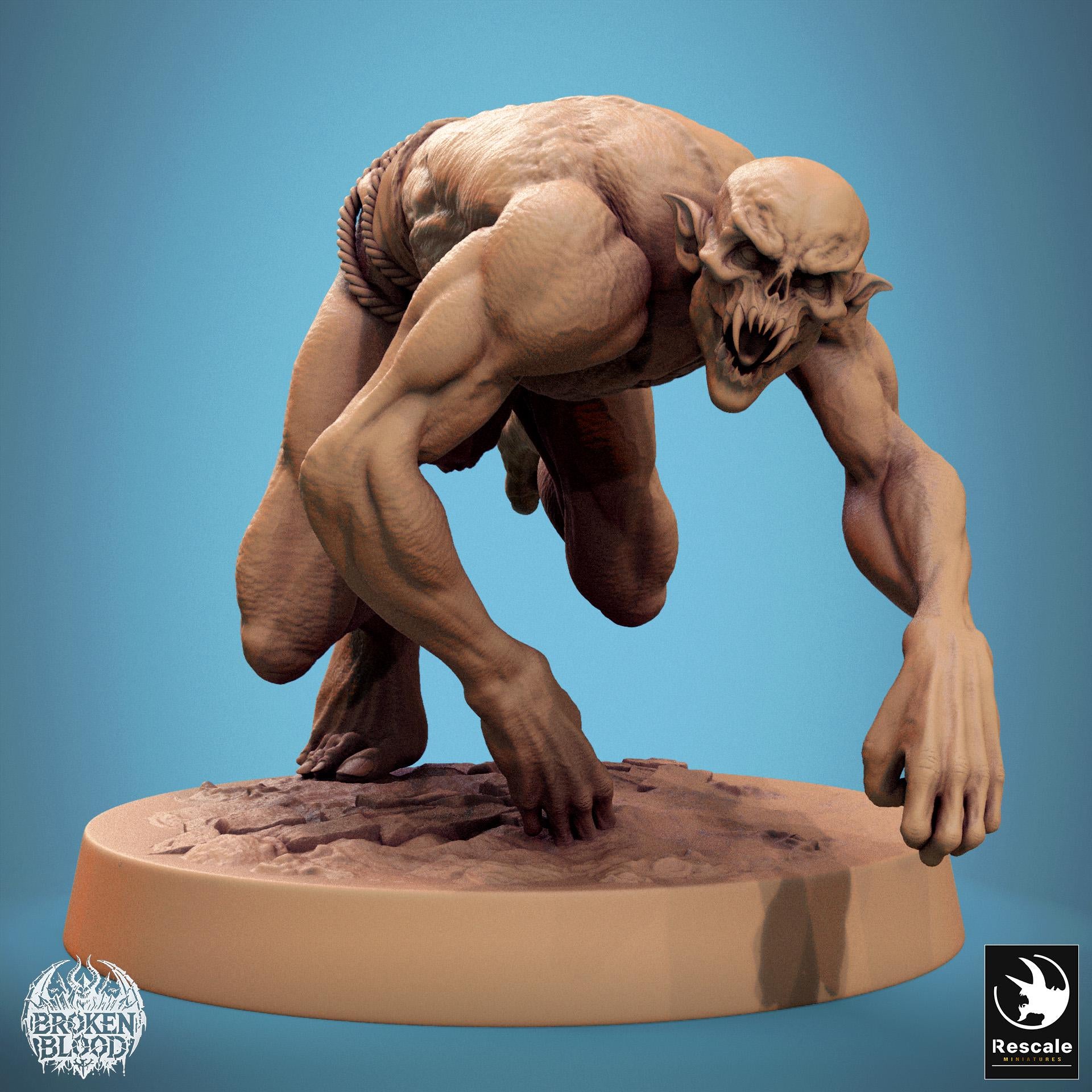 Ghoul Savage 2 by Rescale Miniatures | Please Read Description | Print on Demand