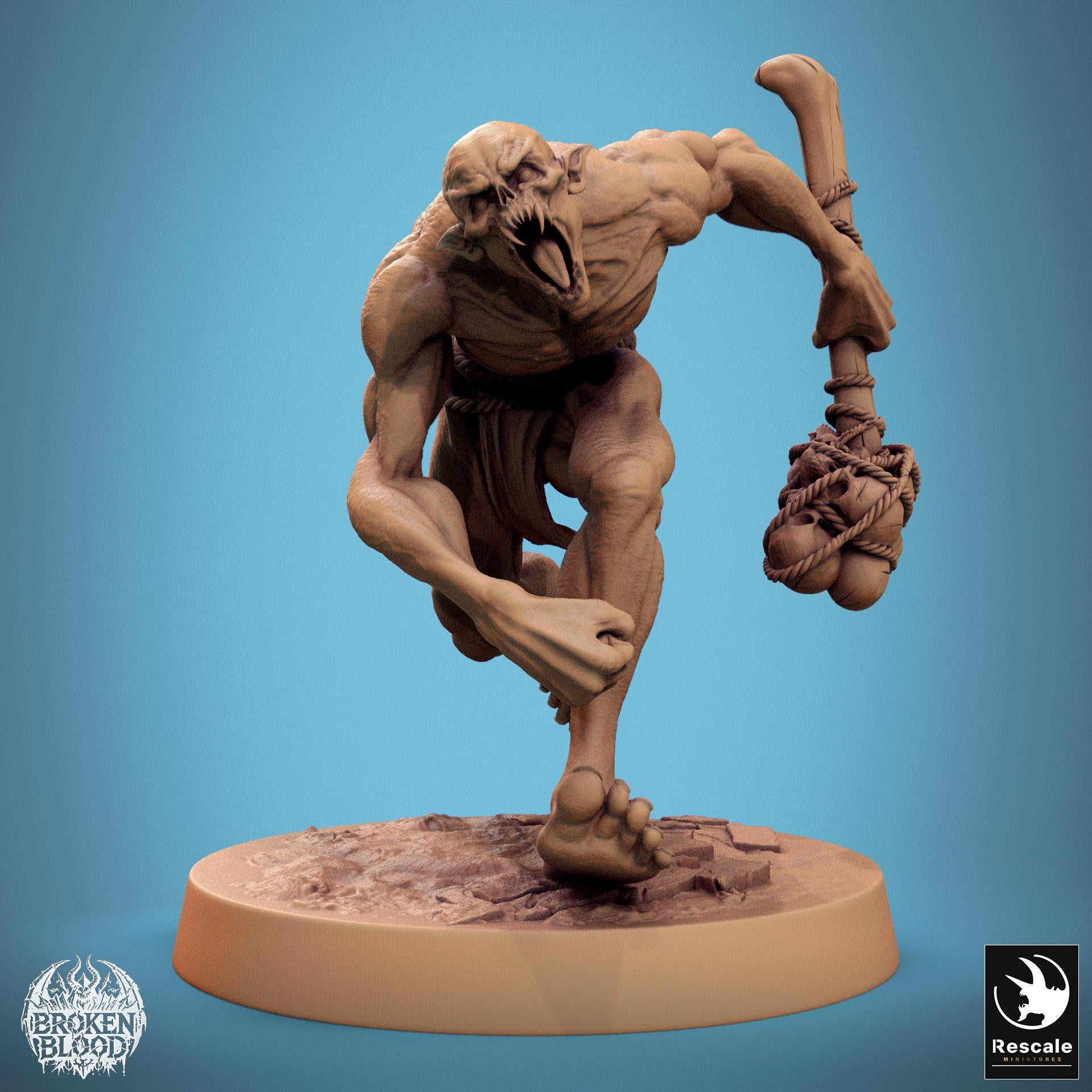 Ghoul Savage 2 by Rescale Miniatures | Please Read Description | Print on Demand