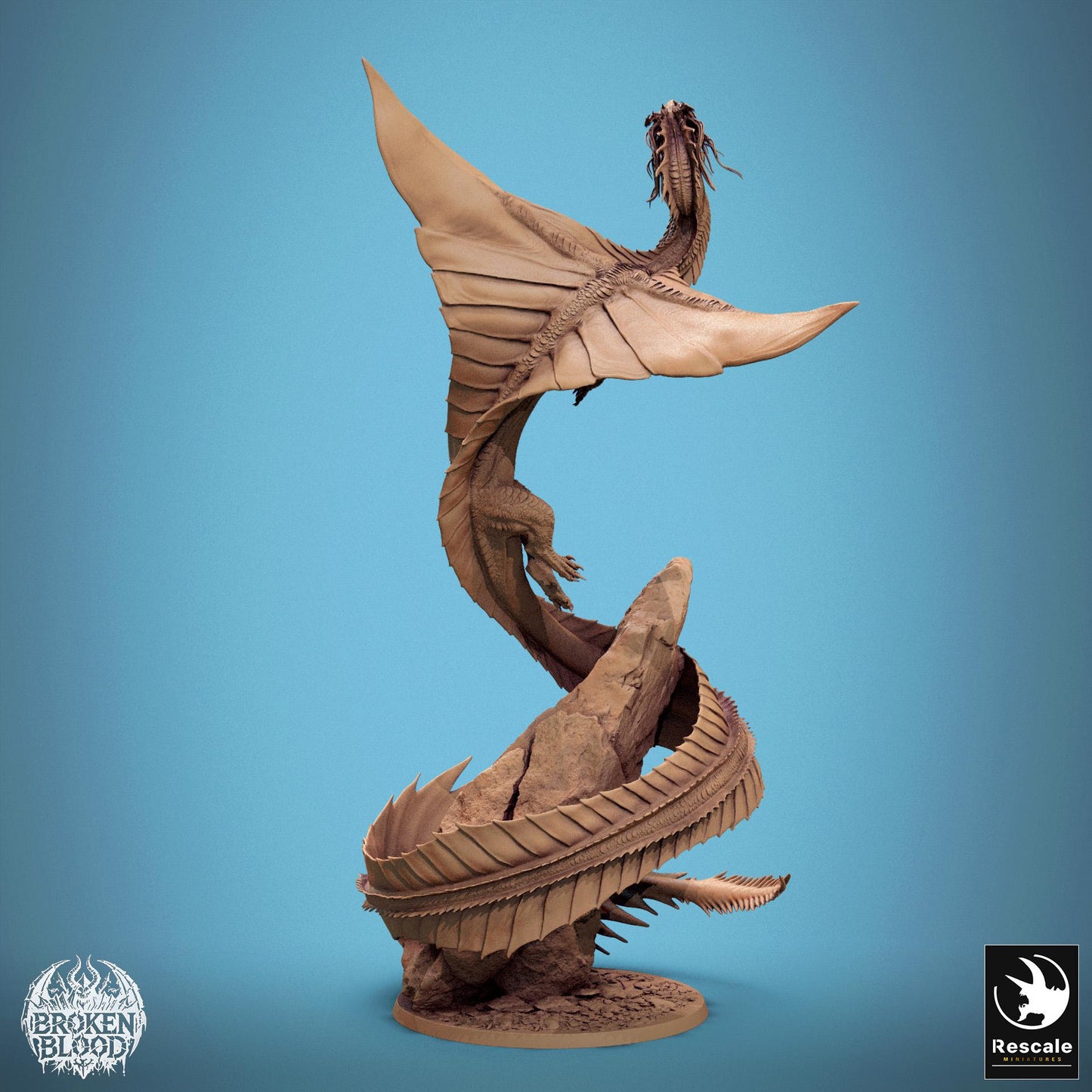 Gold Dragon 2024 Redesign by Rescale Miniatures | Please Read Description | Print on Demand