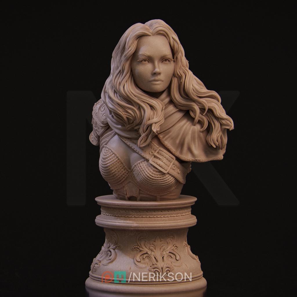 Enika Bust by Nerikson | Please Read description | Print on Demand