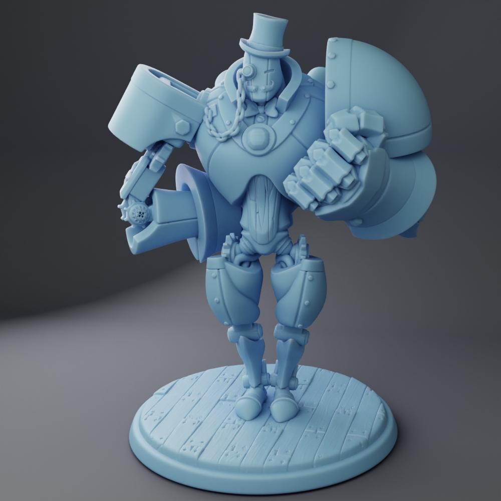 Robo Golem by Twin Goddess Minis | Please Read Description | Print on Demand