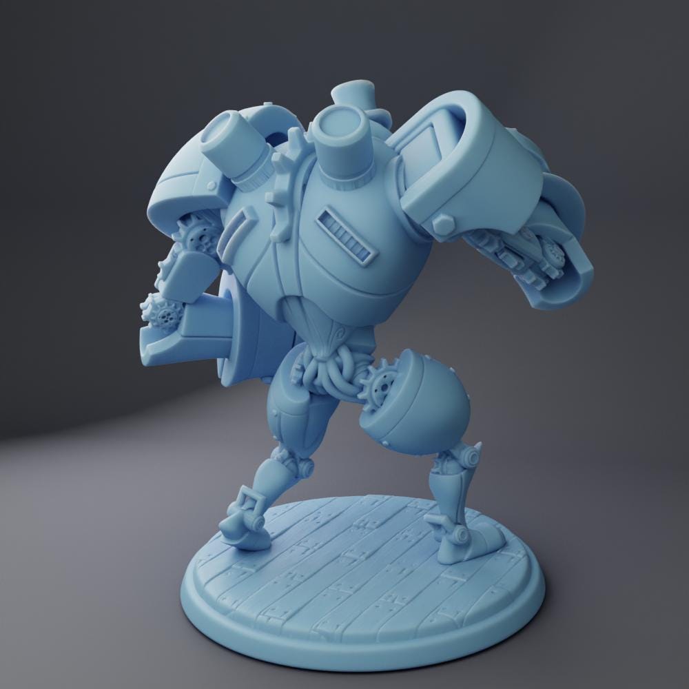 Robo Golem by Twin Goddess Minis | Please Read Description | Print on Demand