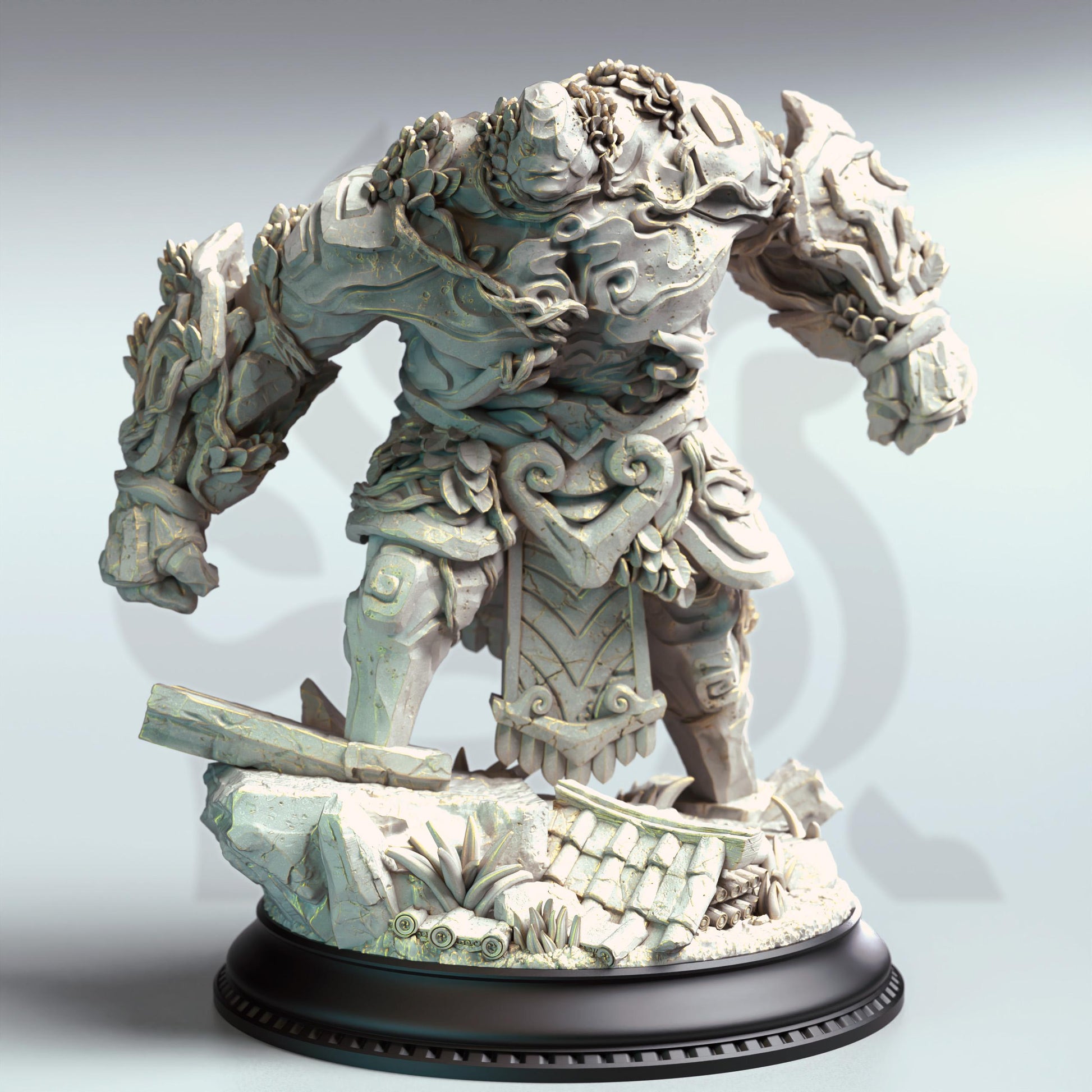 Gyokusho, Jade Golem by DM Stash | Please Read description | Print on Demand