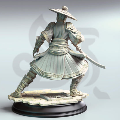 Yushin, Serpentfolk Vyanari Assassin by DM Stash | Please Read description | Print on Demand