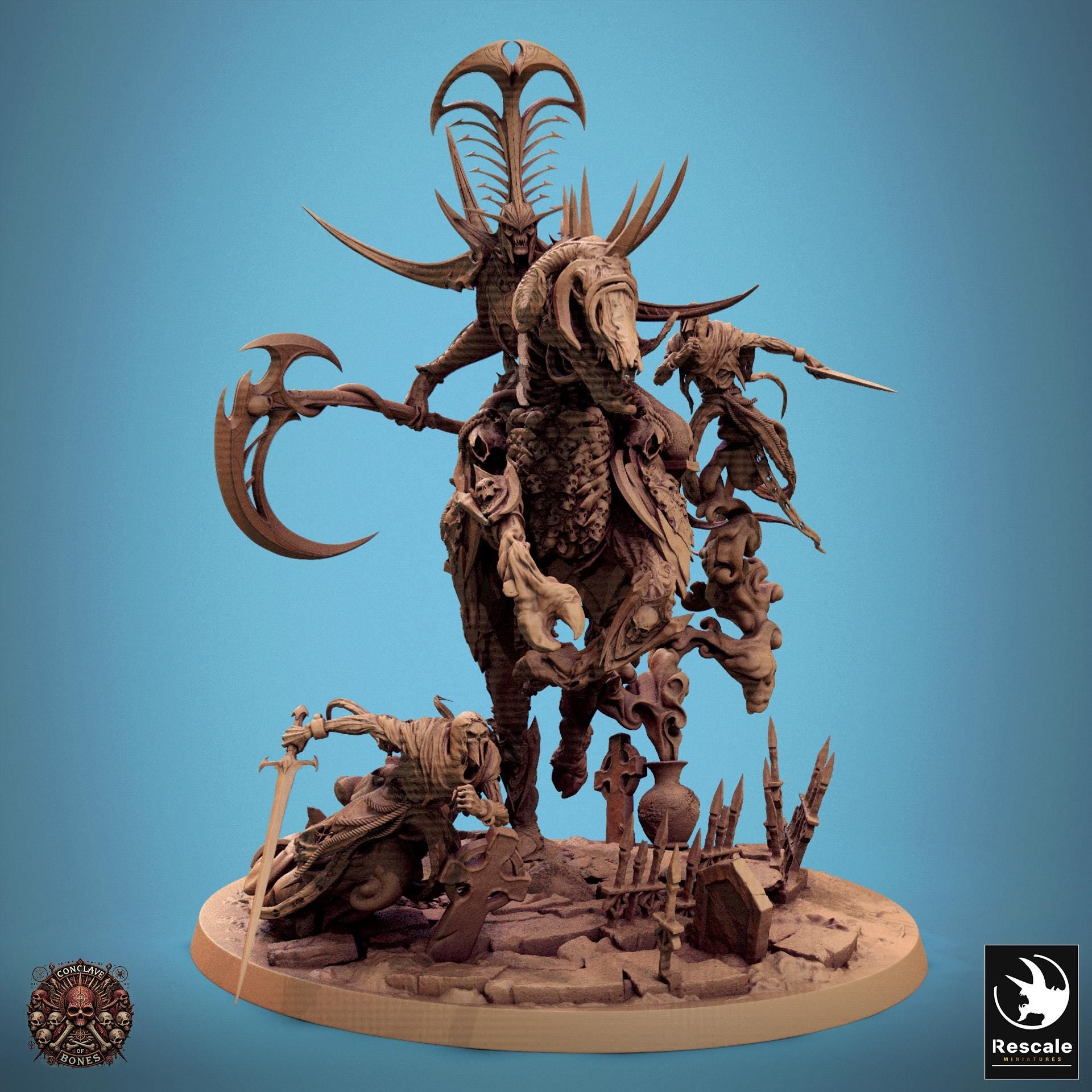 Velkaran, Wraith Rider by Rescale Miniatures | Please Read Description | Print on Demand