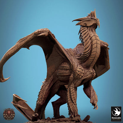 Silver Dragon by Rescale Miniatures | Please Read Description | Print on Demand