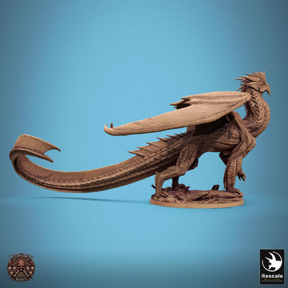 Silver Dragon by Rescale Miniatures | Please Read Description | Print on Demand