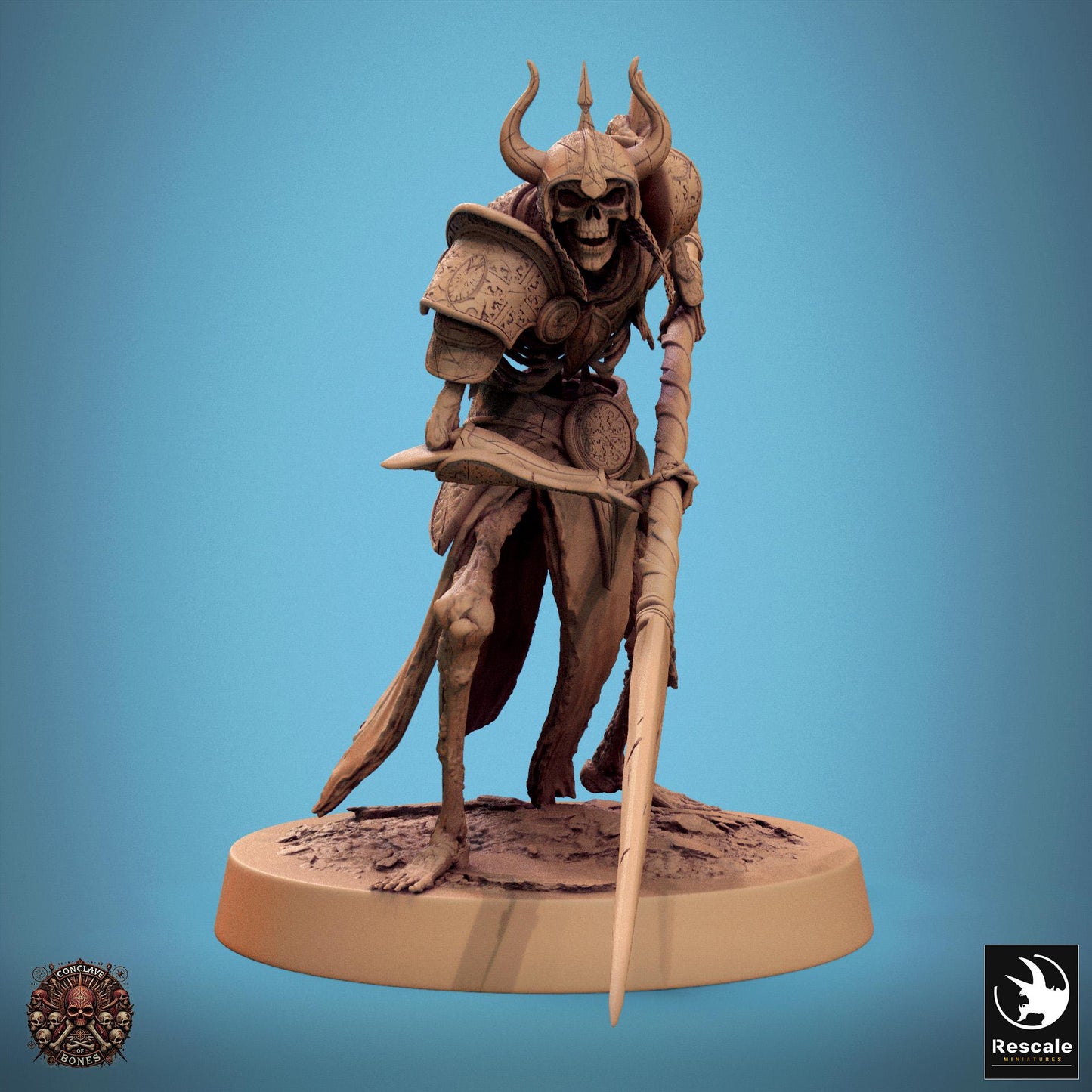 Persian Skeletons, Spears by Rescale Miniatures | Please Read Description | Print on Demand