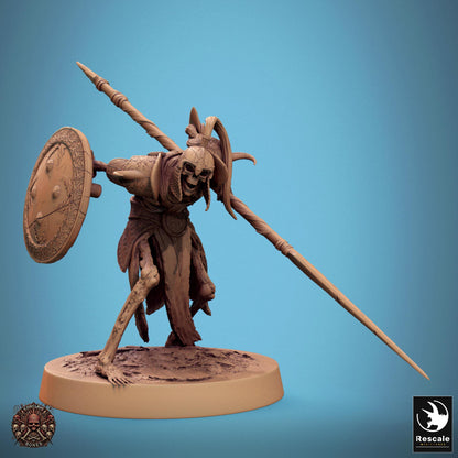 Persian Skeletons, Spears by Rescale Miniatures | Please Read Description | Print on Demand