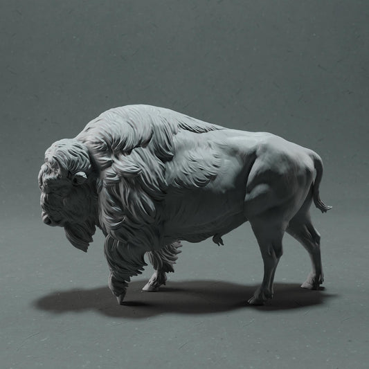 American Bison 1:32 scale by Animal Den | Please Read Description | Print on Demand