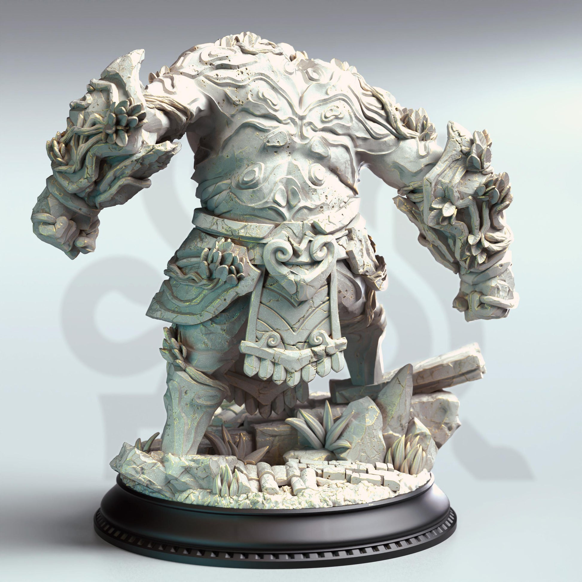 Gyokusho, Jade Golem by DM Stash | Please Read description | Print on Demand