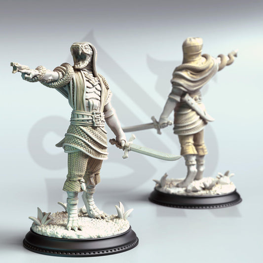 Shyasara, Snakemen Cultists by DM Stash | Please Read description | Print on Demand