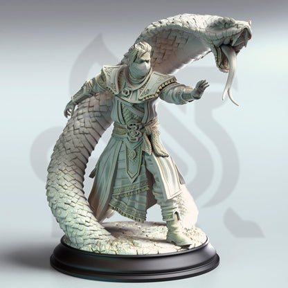 Yin Zhu, the Snake Charmer by DM Stash | Please Read description | Print on Demand