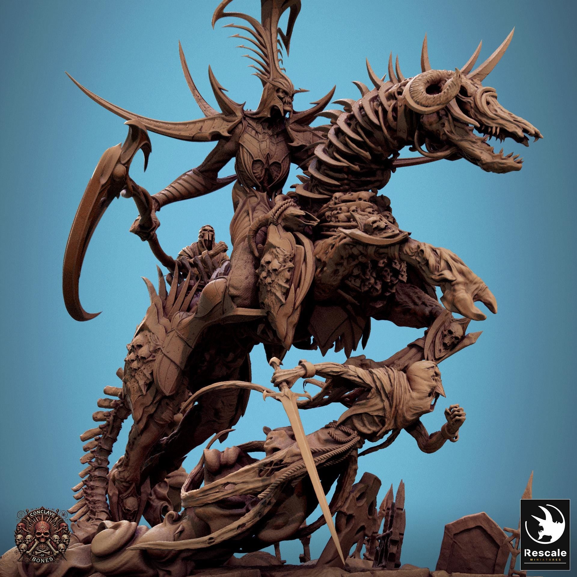 Velkaran, Wraith Rider by Rescale Miniatures | Please Read Description | Print on Demand