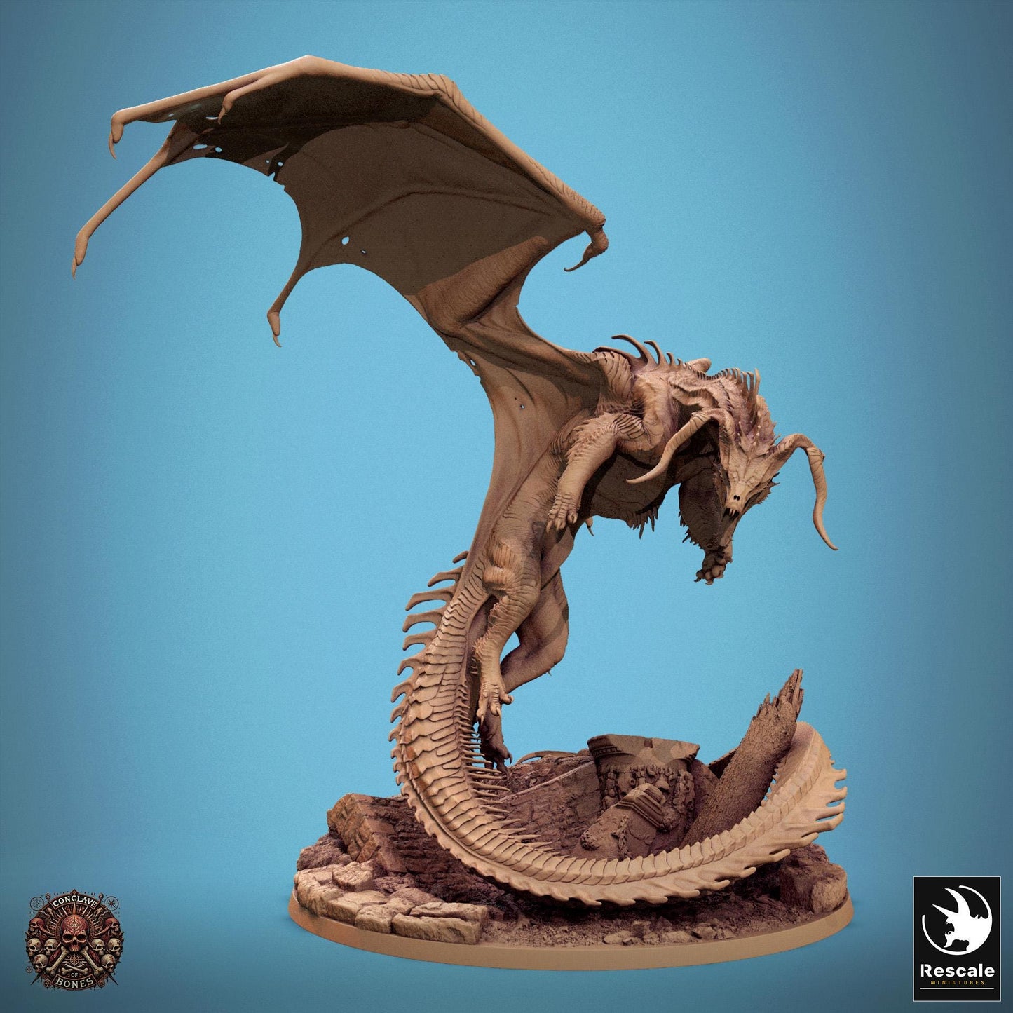 Black Dragon by Rescale Miniatures | Please Read Description | Print on Demand