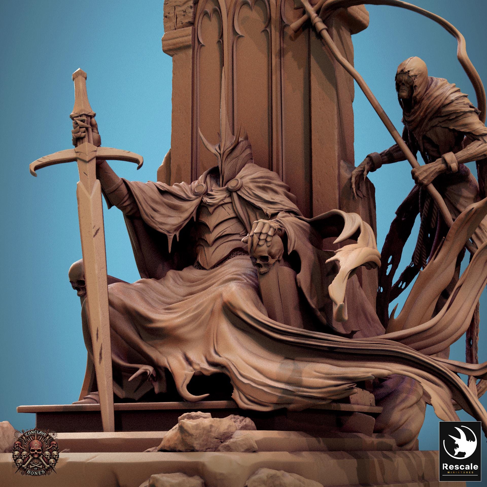 Ombral Sepulchral Lord by Rescale Miniatures | Please Read Description | Print on Demand