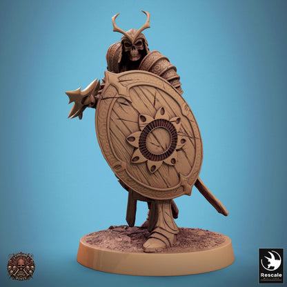 Oriental Skeletons, Sword/Shield & Spear/Shield by Rescale Miniatures | Please Read Description | Print on Demand