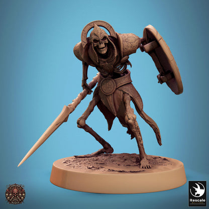 Persian Skeletons, Spears by Rescale Miniatures | Please Read Description | Print on Demand