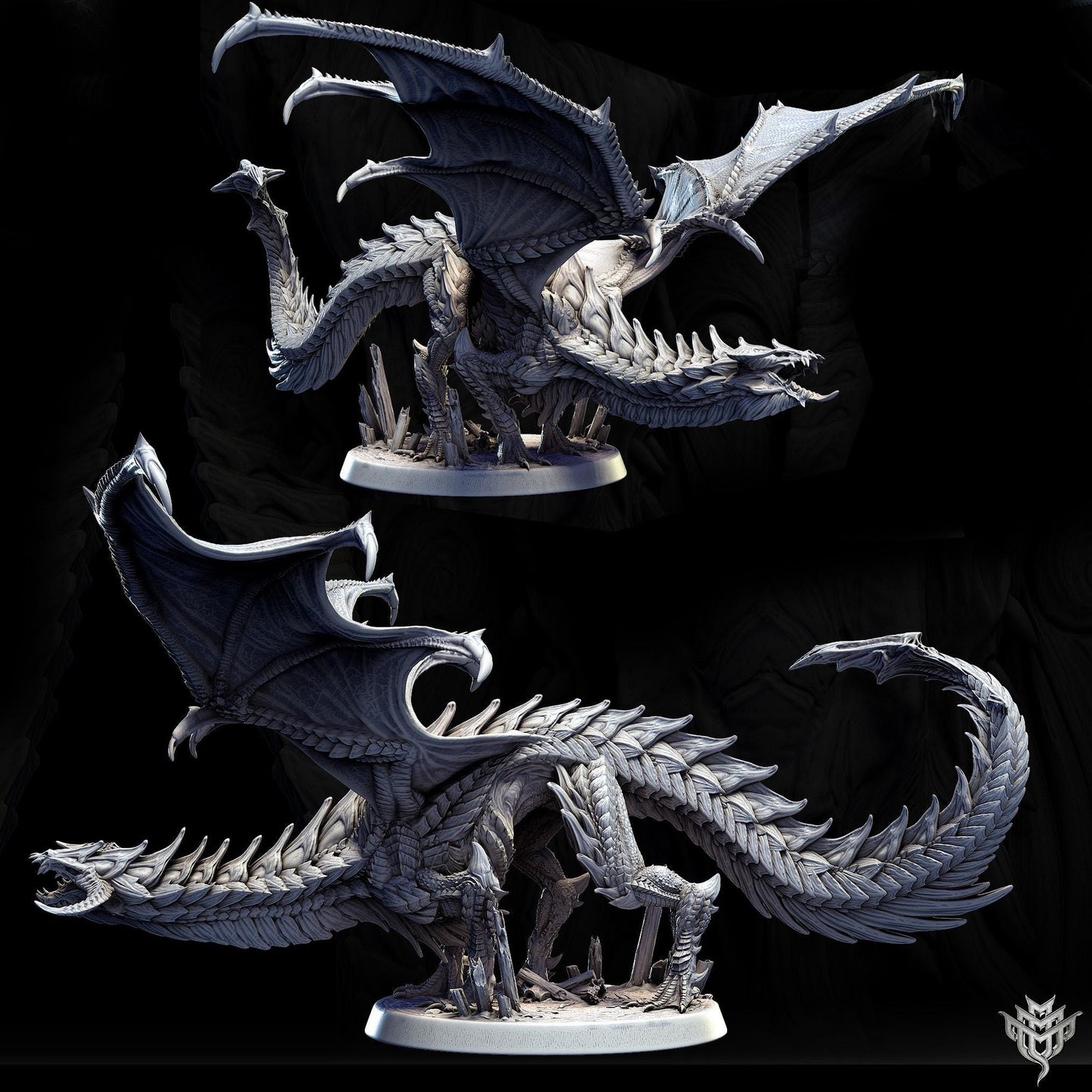 Young Black Dragon by Mini Monster Mayhem | Please Read Description | Print on Demand