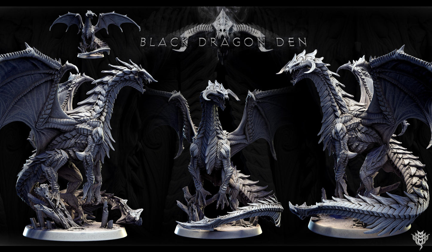 Young Black Dragon by Mini Monster Mayhem | Please Read Description | Print on Demand