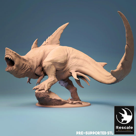 Karchar Tyrant by Rescale Miniatures | Please Read Description | Print on Demand