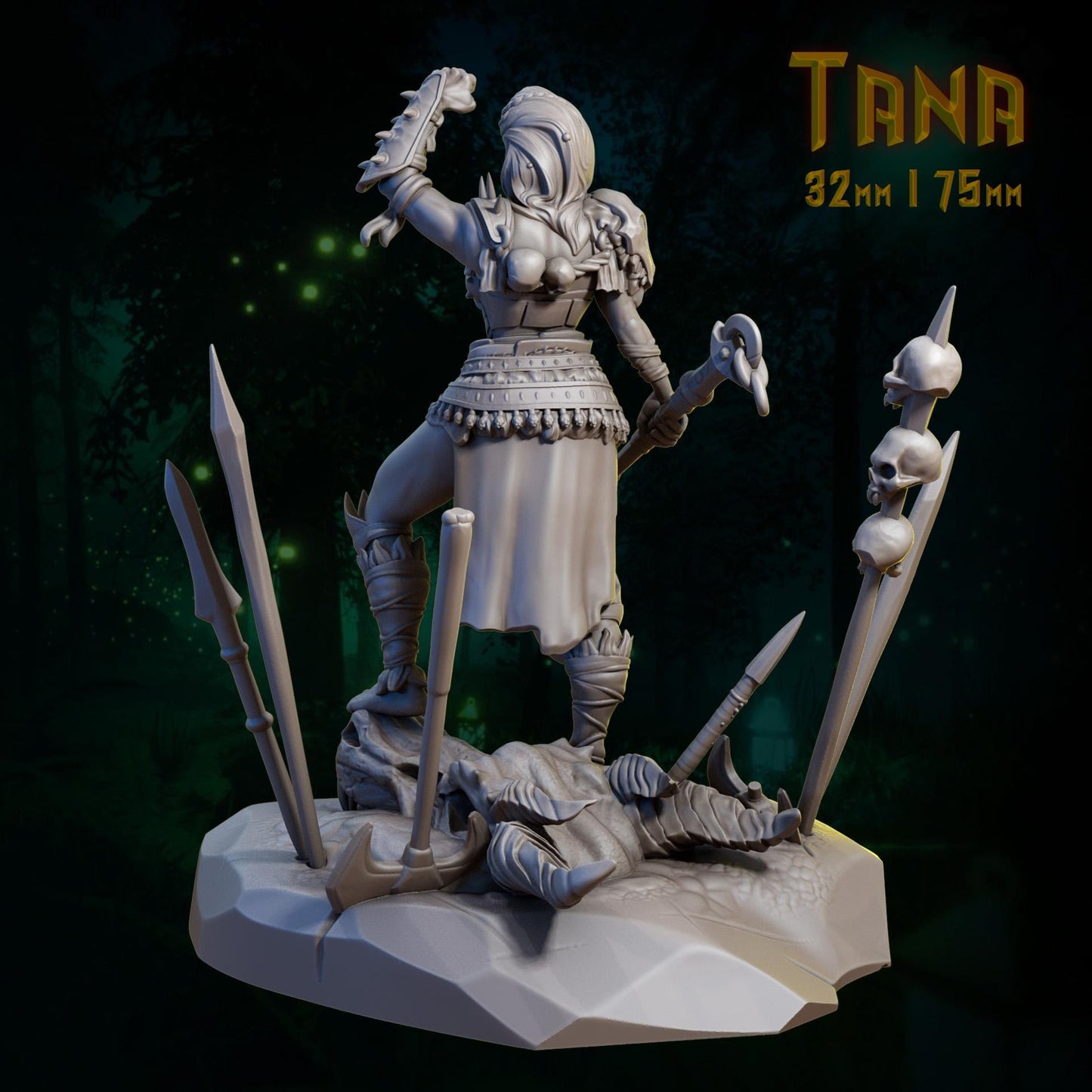 Tana by Dungeons and Maidens | Unpainted | Print on Demand | Use Code FREESHIP50