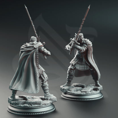 Field Marshal Kurt Williams, Commander of Baldur by DM Stash | Unpainted | Print on Demand | Use Code FREESHIP50