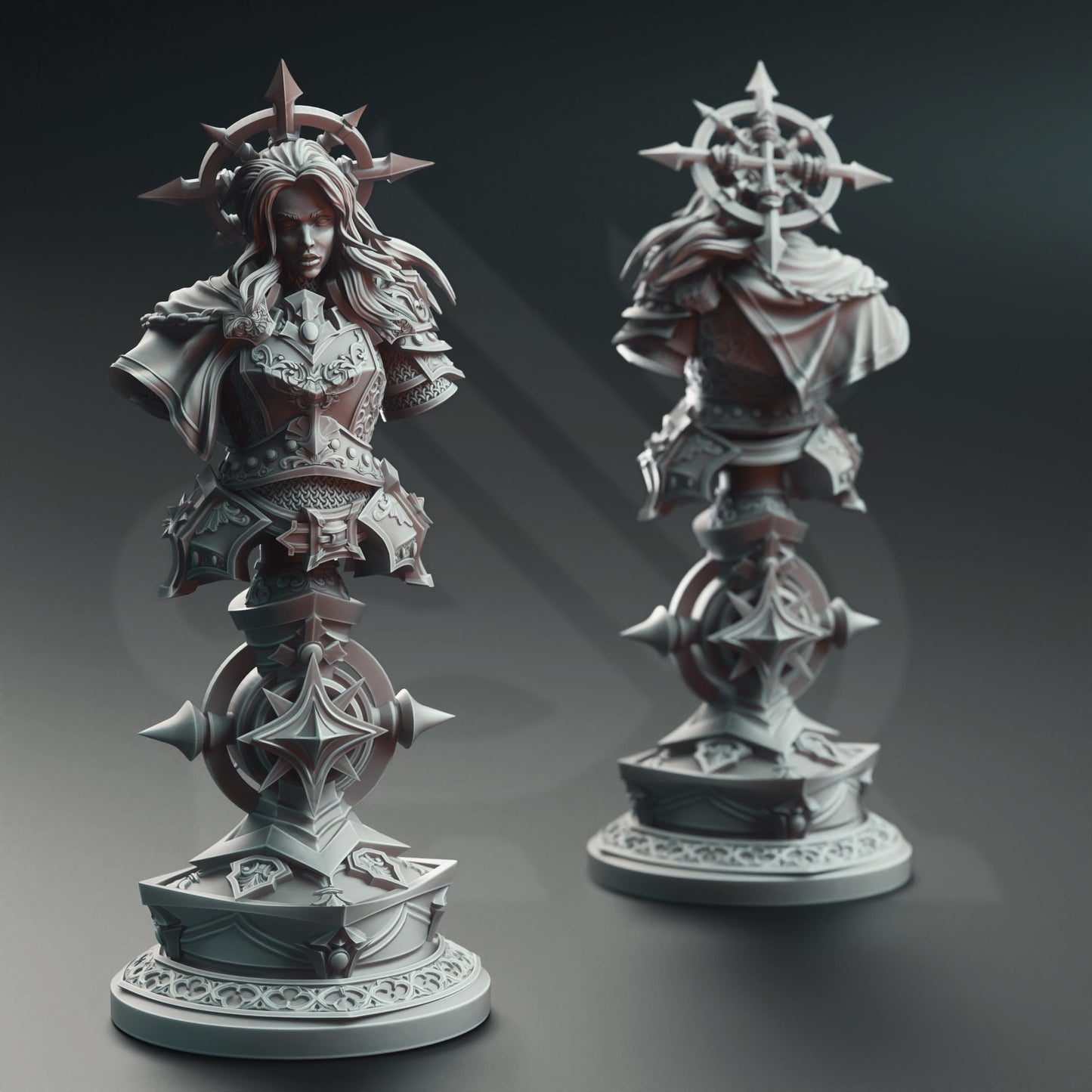 Johanna Saffron the Scorned, Vengeance Paladin by DM Stash | Unpainted | Print on Demand | Use Code FREESHIP50