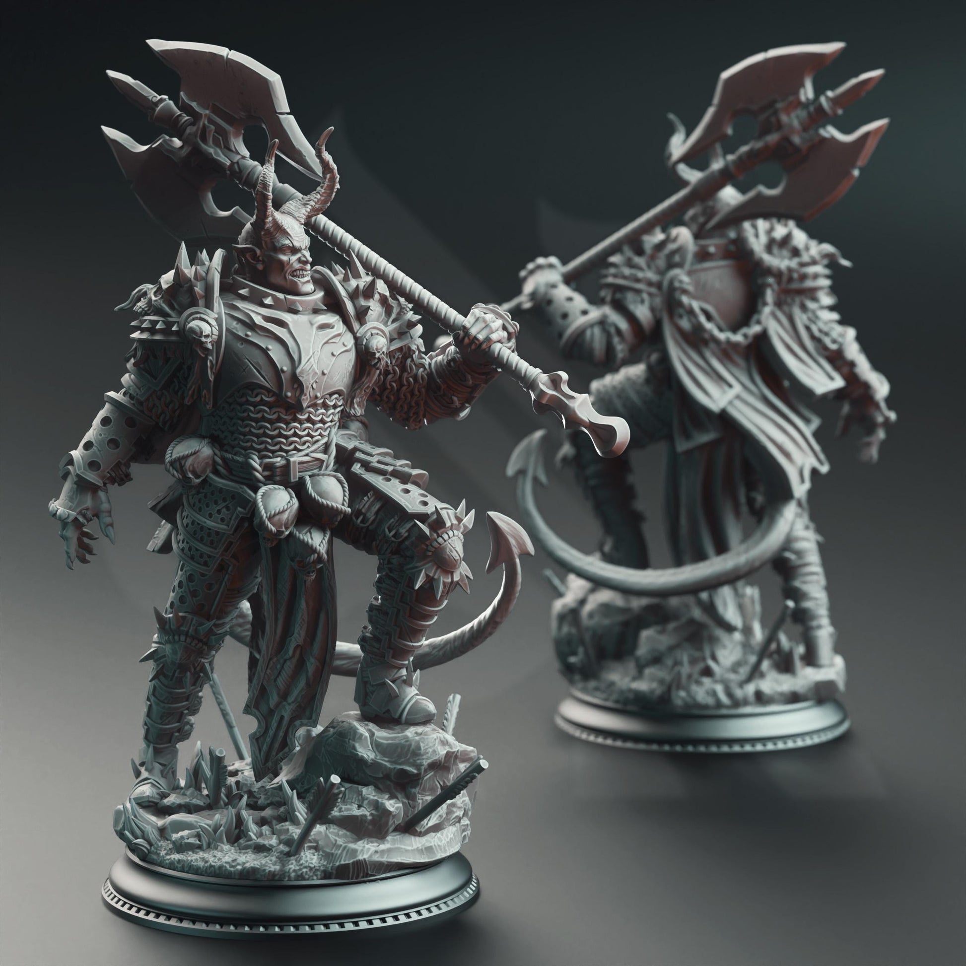 Skorn Skullsplitter, Knight of the Seventh Reverie by DM Stash | Unpainted | Print on Demand | Use Code FREESHIP50