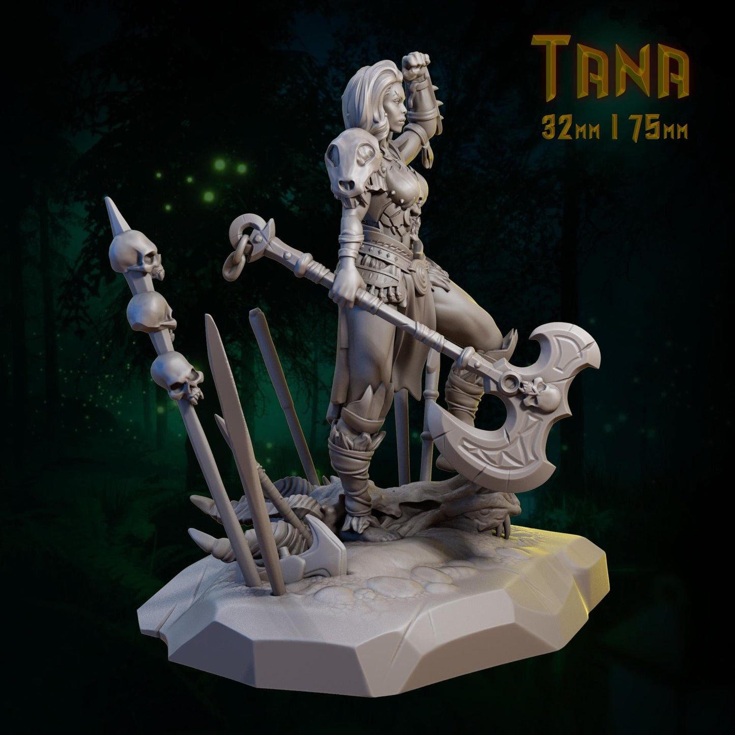 Tana by Dungeons and Maidens | Unpainted | Print on Demand | Use Code FREESHIP50