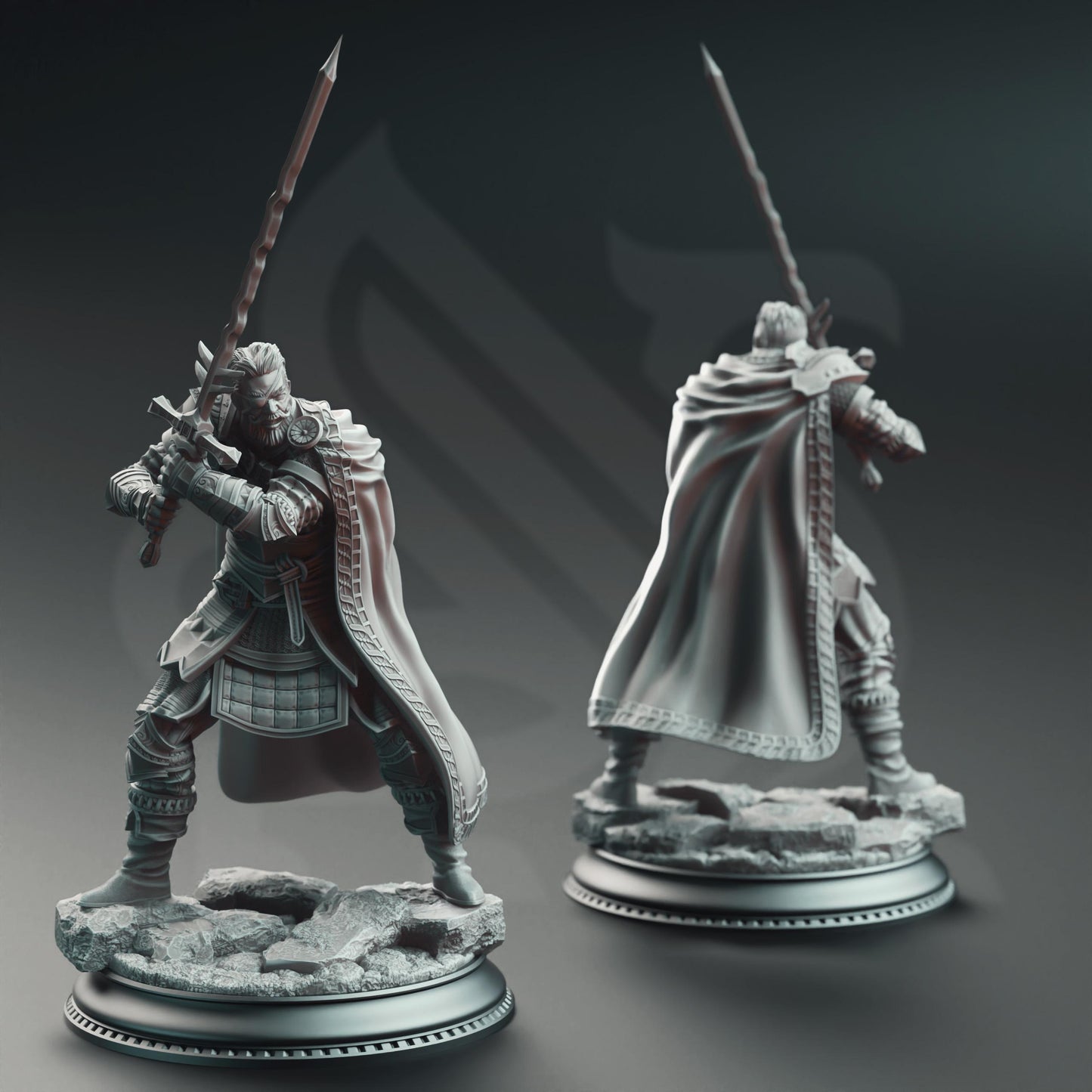 Field Marshal Kurt Williams, Commander of Baldur by DM Stash | Unpainted | Print on Demand | Use Code FREESHIP50