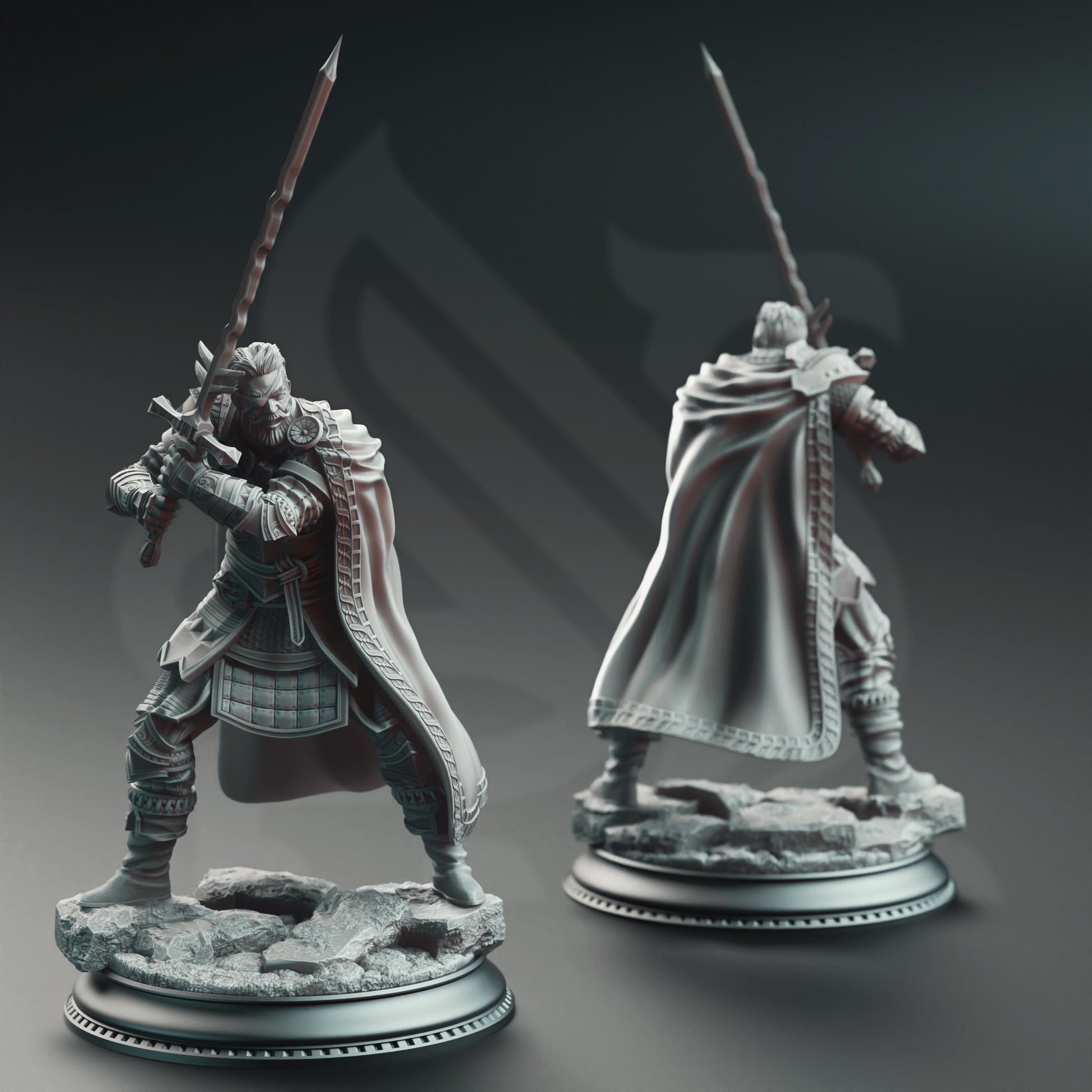 Field Marshal Kurt Williams, Commander of Baldur by DM Stash | Unpainted | Print on Demand | Use Code FREESHIP50