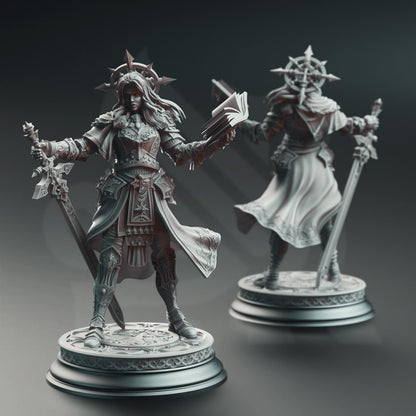 Johanna Saffron the Scorned, Vengeance Paladin by DM Stash | Unpainted | Print on Demand | Use Code FREESHIP50