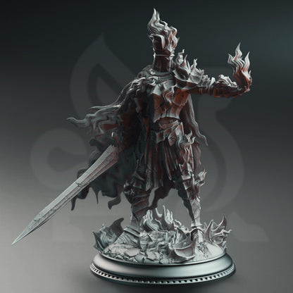 Ser Elias the Heartless, the Burning Knight by DM Stash | Unpainted | Print on Demand | Use Code FREESHIP50
