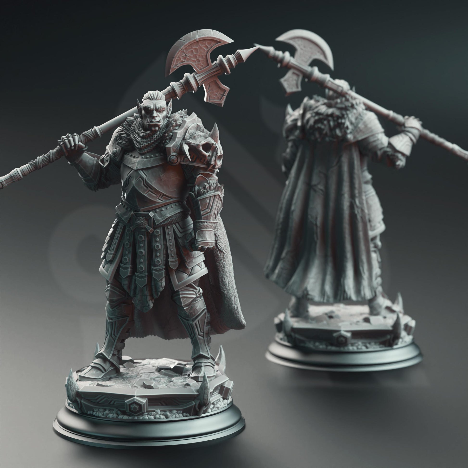 Trenon the Chainbreaker, Orc Hero by DM Stash | Unpainted | Print on Demand | Use Code FREESHIP50