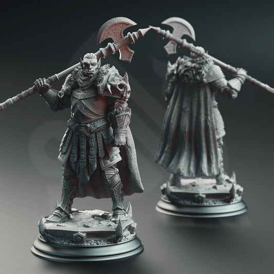 Trenon the Chainbreaker, Orc Hero by DM Stash | Unpainted | Print on Demand | Use Code FREESHIP50