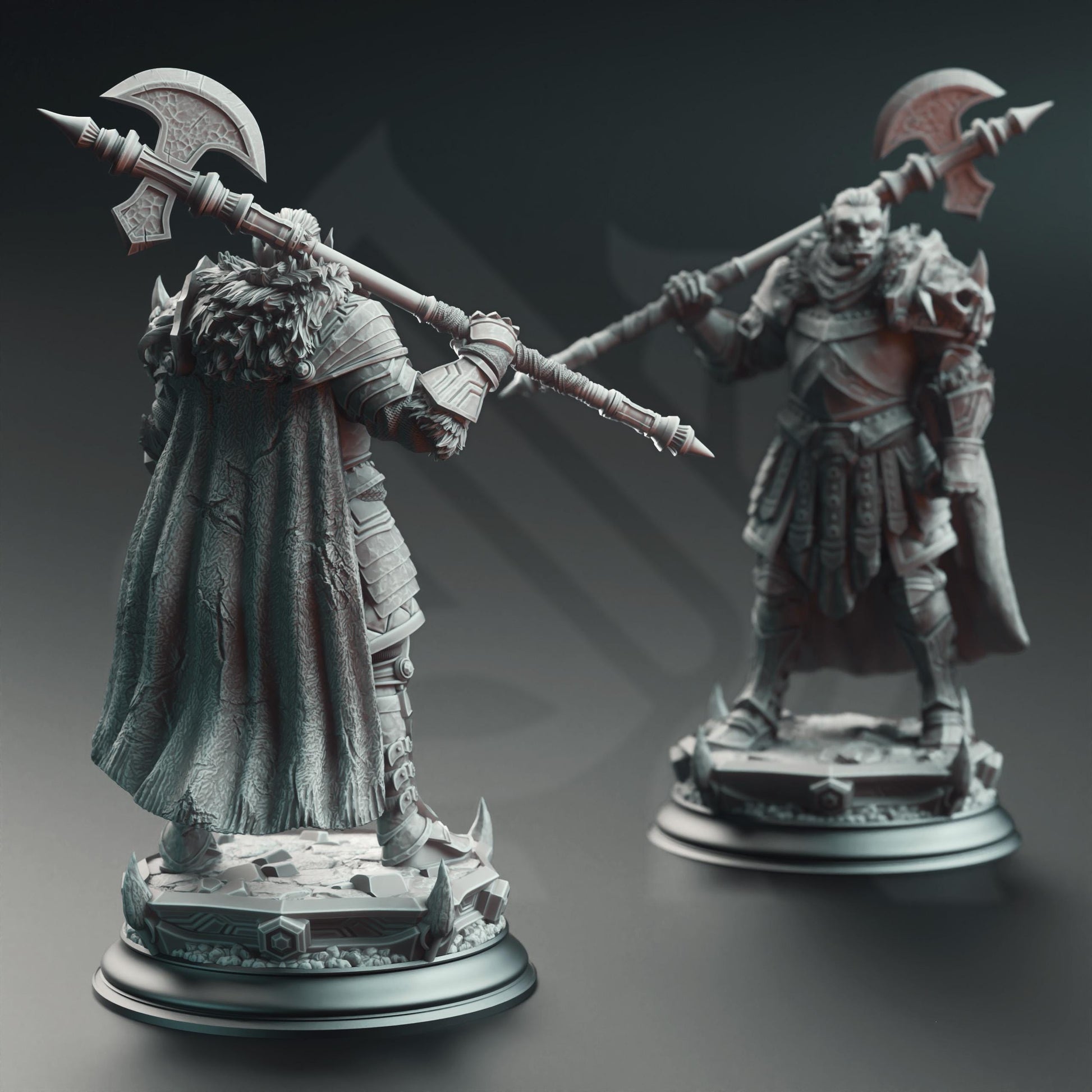 Trenon the Chainbreaker, Orc Hero by DM Stash | Unpainted | Print on Demand | Use Code FREESHIP50