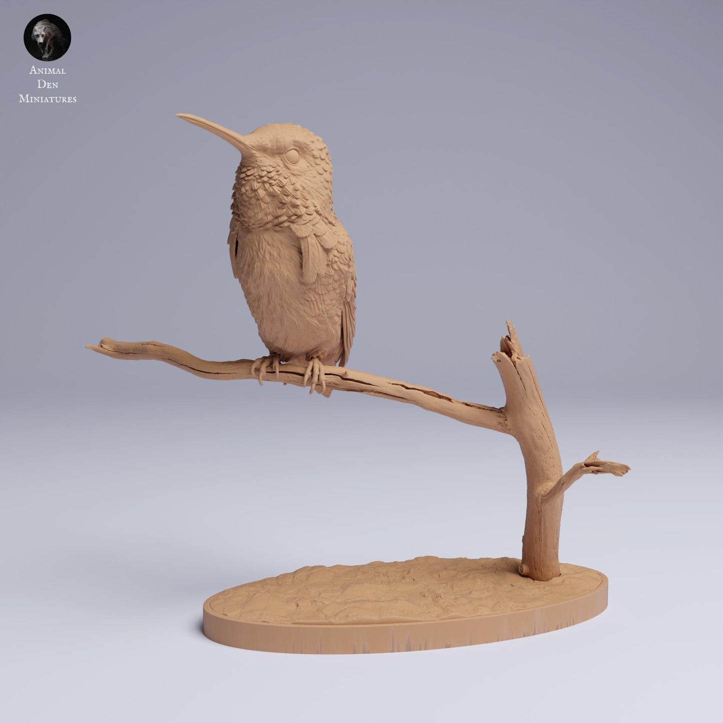 Bee Hummingbird 1:1 scale by Animal Den | Unpainted | Print on Demand | Use Code FREESHIP50