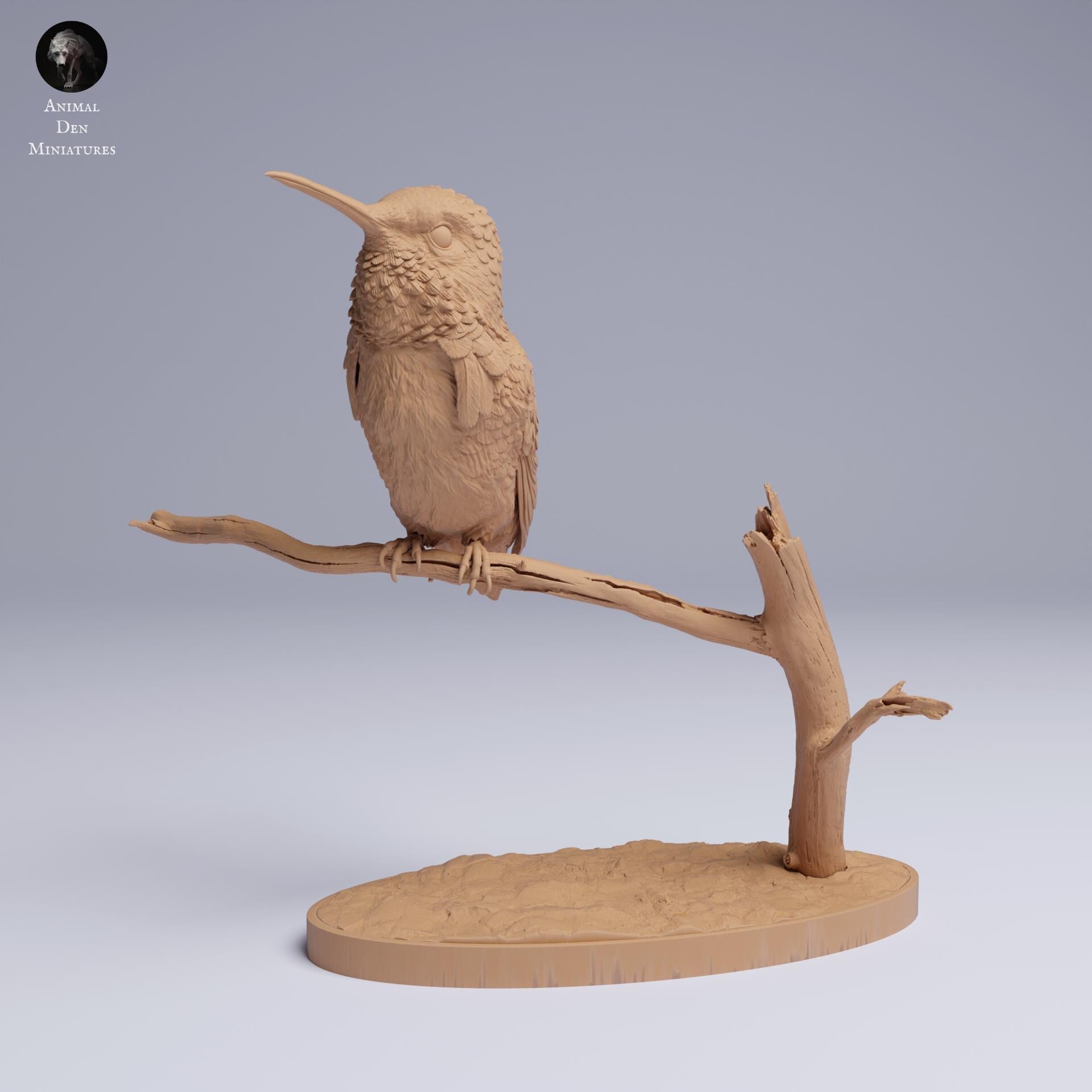 Bee Hummingbird 1:1 scale by Animal Den | Unpainted | Print on Demand | Use Code FREESHIP50