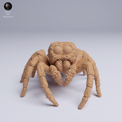 Jumping Spider 6:1 scale by Animal Den | Unpainted | Print on Demand | Use Code FREESHIP50