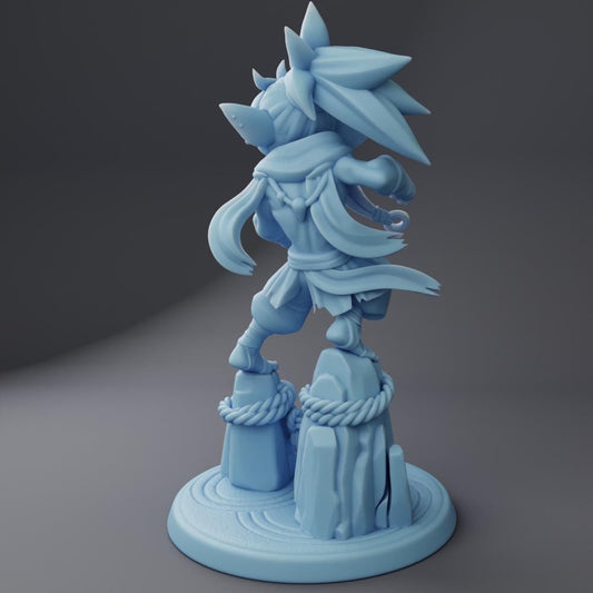 Saru, Goblin Monk by Twin Goddess Miniatures | Unpainted | Print on Demand | Use Code FREESHIP50