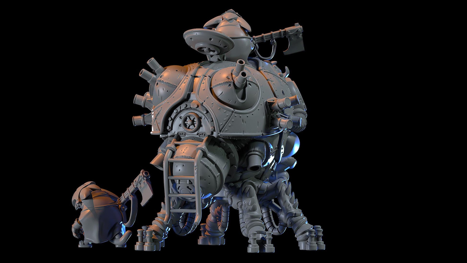 Midar Fasa Assault Rustbunker by Marchen Atelier | Unpainted | Print on Demand | Use Code FREESHIP50